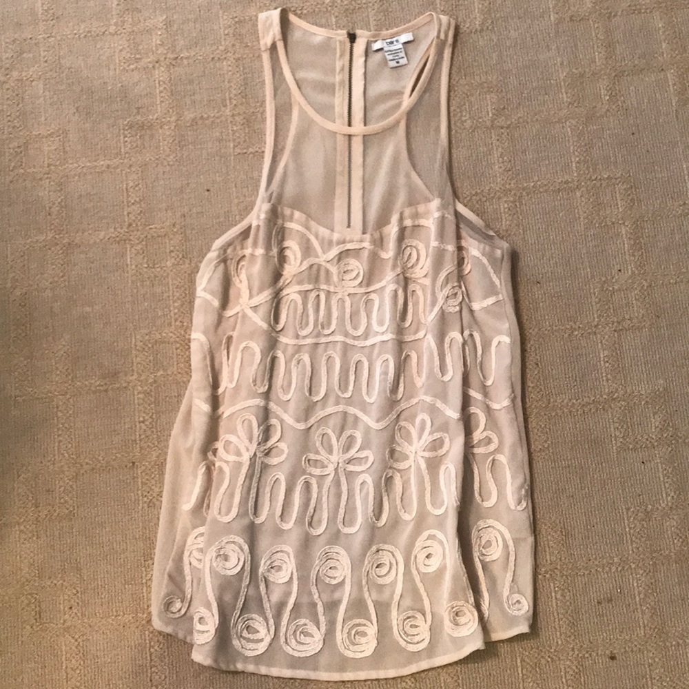 Bar III light pink tank top